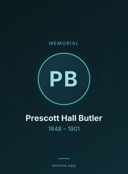 Memorial portrait of Prescott Hall Butler