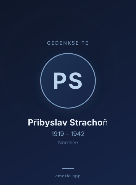 Gedenkportrait von Přibyslav Strachoň