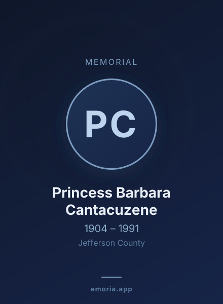 Memorial portrait of Princess Barbara Cantacuzene