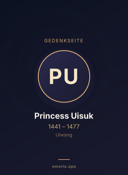 Gedenkportrait von Princess Uisuk