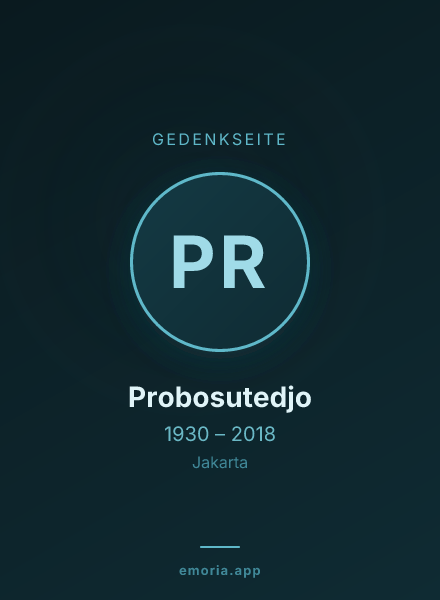 Gedenkportrait von Probosutedjo