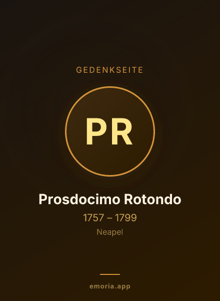 Gedenkportrait von Prosdocimo Rotondo
