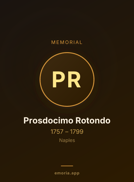 Memorial portrait of Prosdocimo Rotondo