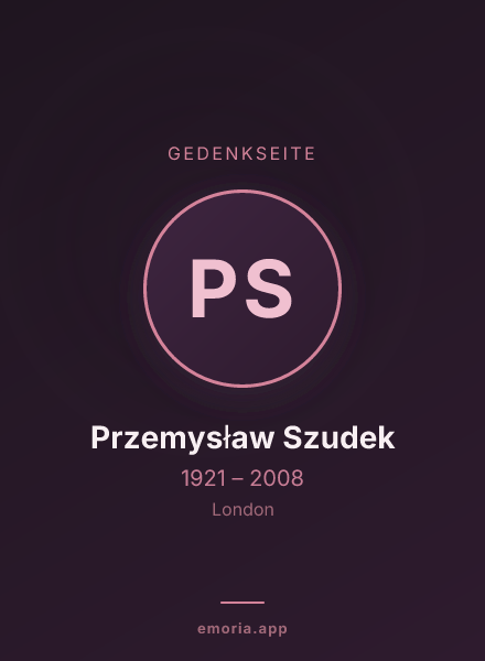 Gedenkportrait von Przemysław Szudek