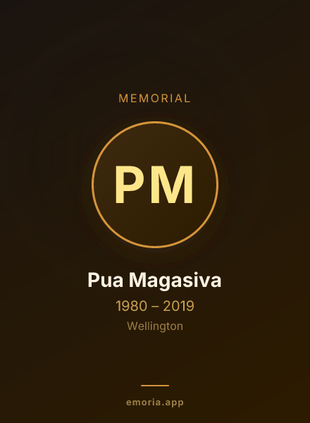 Memorial portrait of Pua Magasiva