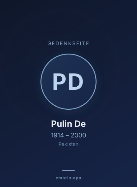 Gedenkportrait von Pulin De