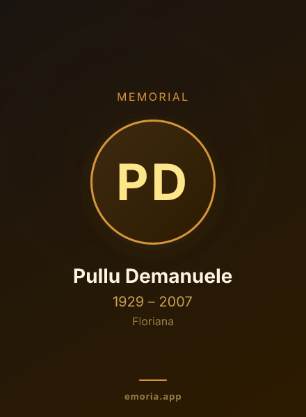 Memorial portrait of Pullu Demanuele