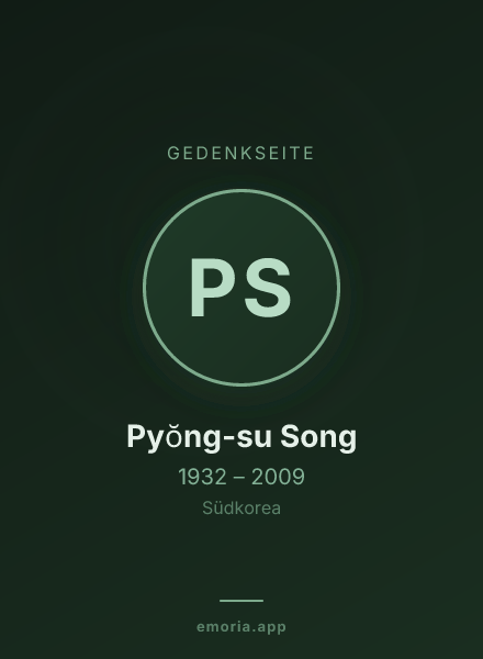 Gedenkportrait von Pyŏng-su Song