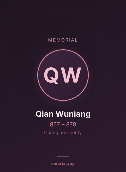 Memorial portrait of Qian Wuniang