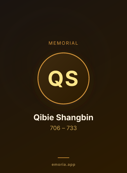 Memorial portrait of Qibie Shangbin