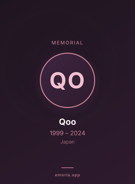 Memorial portrait of Qoo