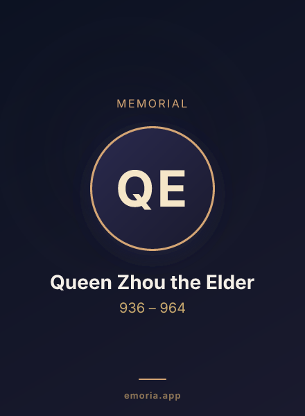Memorial portrait of Queen Zhou the Elder