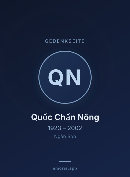 Gedenkportrait von Quốc Chấn Nông
