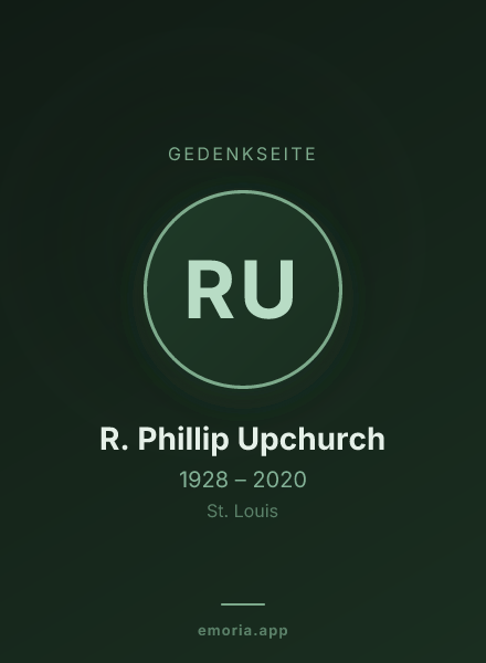 Gedenkportrait von R. Phillip Upchurch
