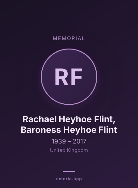 Memorial portrait of Rachael Heyhoe Flint, Baroness Heyhoe Flint
