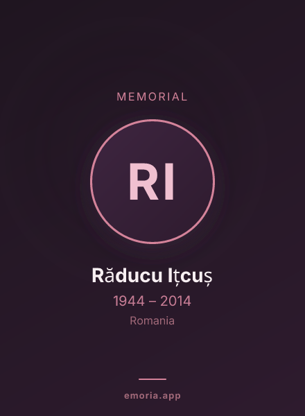 Memorial portrait of Răducu Ițcuș