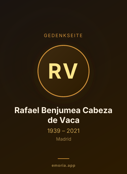 Gedenkportrait von Rafael Benjumea Cabeza de Vaca