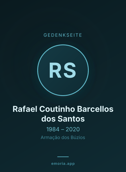 Gedenkportrait von Rafael Coutinho Barcellos dos Santos