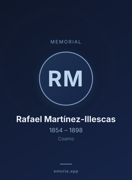 Memorial portrait of Rafael Martínez-Illescas