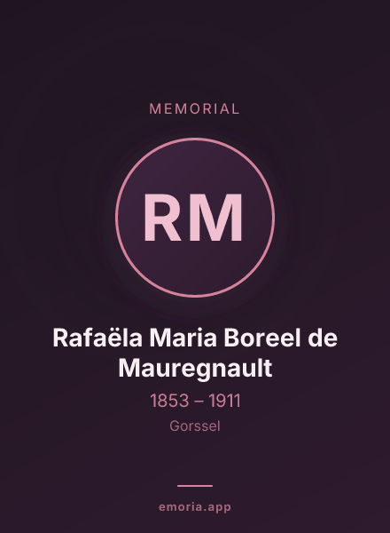 Memorial portrait of Rafaëla Maria Boreel de Mauregnault