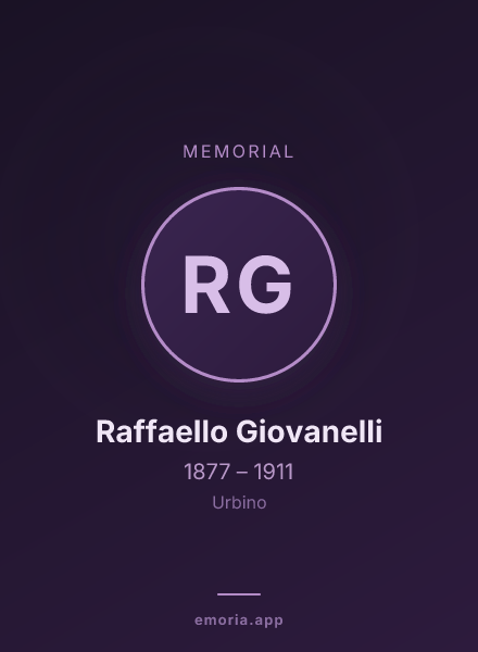 Memorial portrait of Raffaello Giovanelli