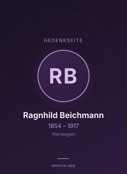 Gedenkportrait von Ragnhild Beichmann