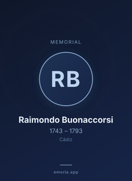 Memorial portrait of Raimondo Buonaccorsi