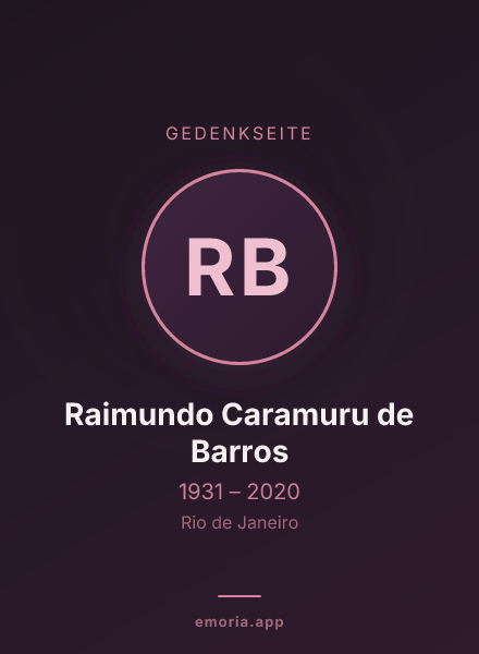 Gedenkportrait von Raimundo Caramuru de Barros