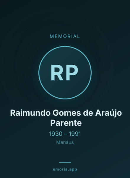 Memorial portrait of Raimundo Gomes de Araújo Parente