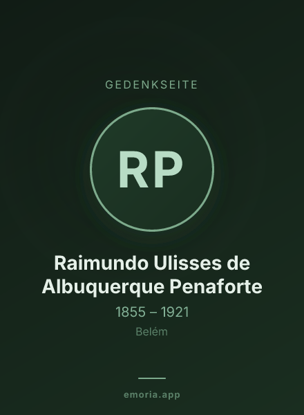 Gedenkportrait von Raimundo Ulisses de Albuquerque Penaforte