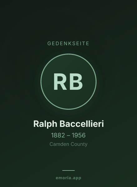 Gedenkportrait von Ralph Baccellieri