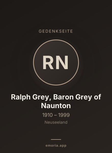 Gedenkportrait von Ralph Grey, Baron Grey of Naunton