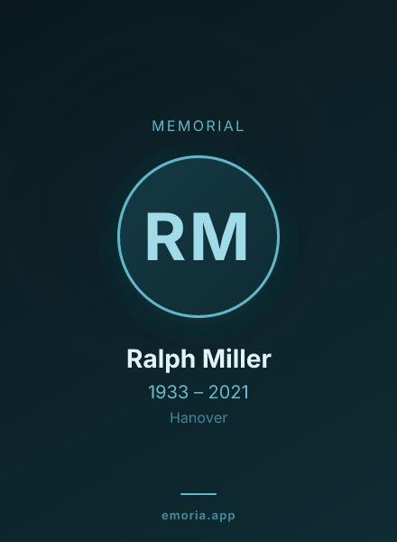 Memorial portrait of Ralph Miller
