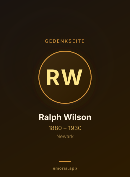 Gedenkportrait von Ralph Wilson