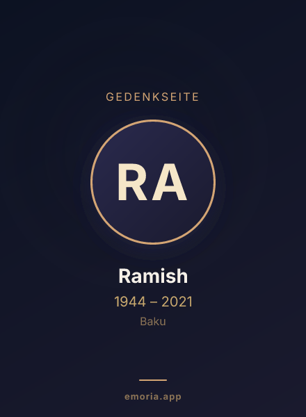 Gedenkportrait von Ramish