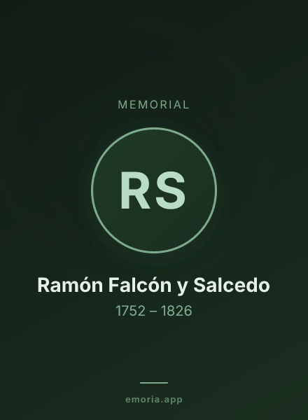 Memorial portrait of Ramón Falcón y Salcedo