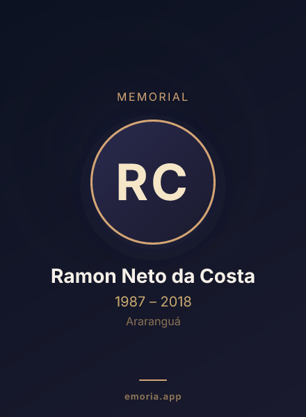 Memorial portrait of Ramon Neto da Costa