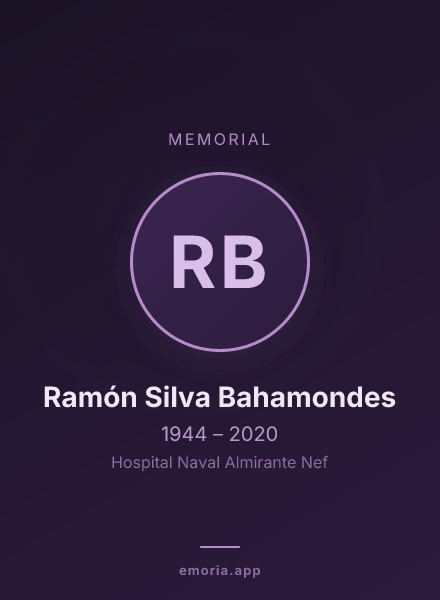 Memorial portrait of Ramón Silva Bahamondes