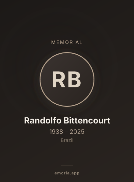 Memorial portrait of Randolfo Bittencourt