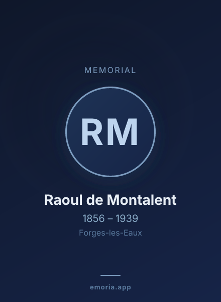 Memorial portrait of Raoul de Montalent