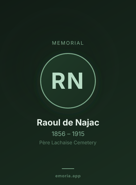 Memorial portrait of Raoul de Najac