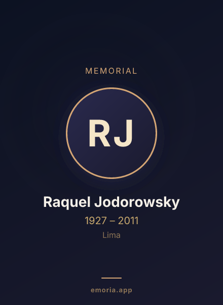 Memorial portrait of Raquel Jodorowsky