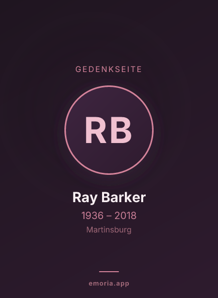 Gedenkportrait von Ray Barker