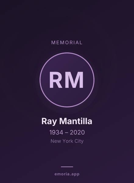 Memorial portrait of Ray Mantilla