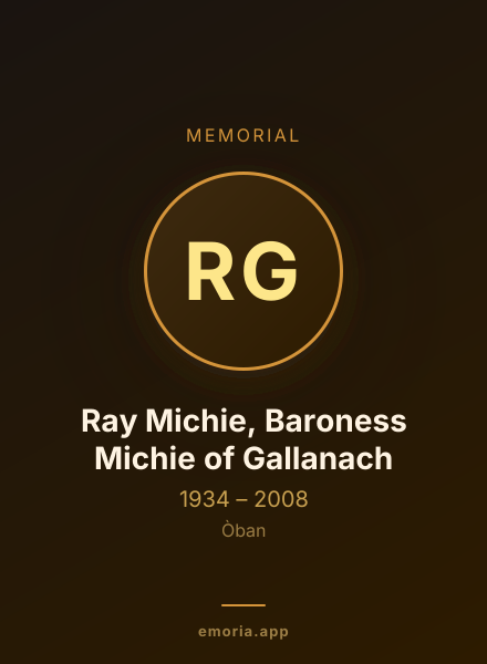 Memorial portrait of Ray Michie, Baroness Michie of Gallanach