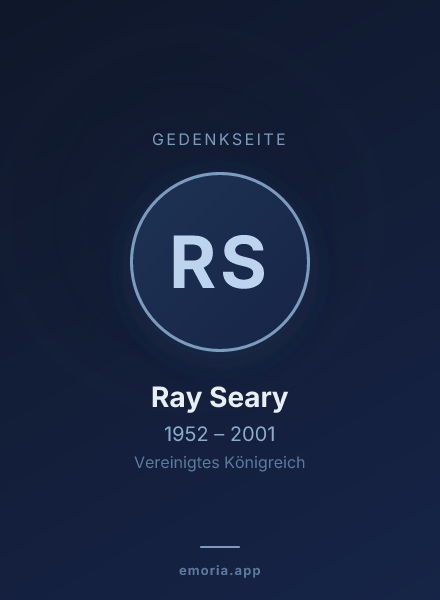 Gedenkportrait von Ray Seary