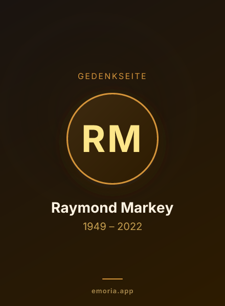 Gedenkportrait von Raymond Markey