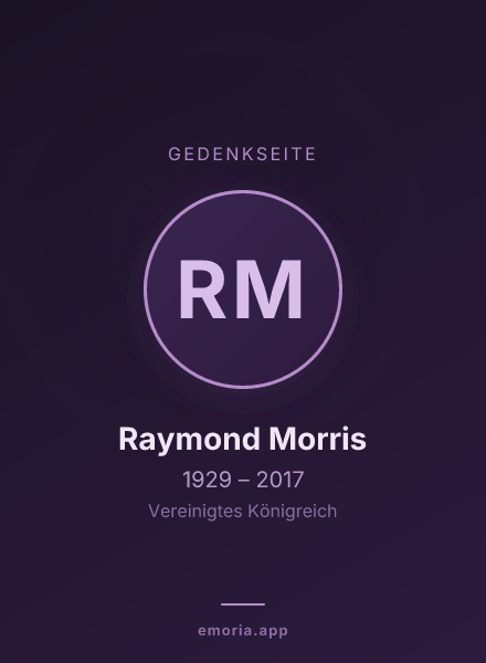 Gedenkportrait von Raymond Morris