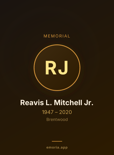 Memorial portrait of Reavis L. Mitchell Jr.