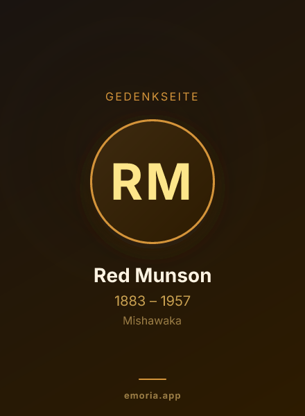 Gedenkportrait von Red Munson